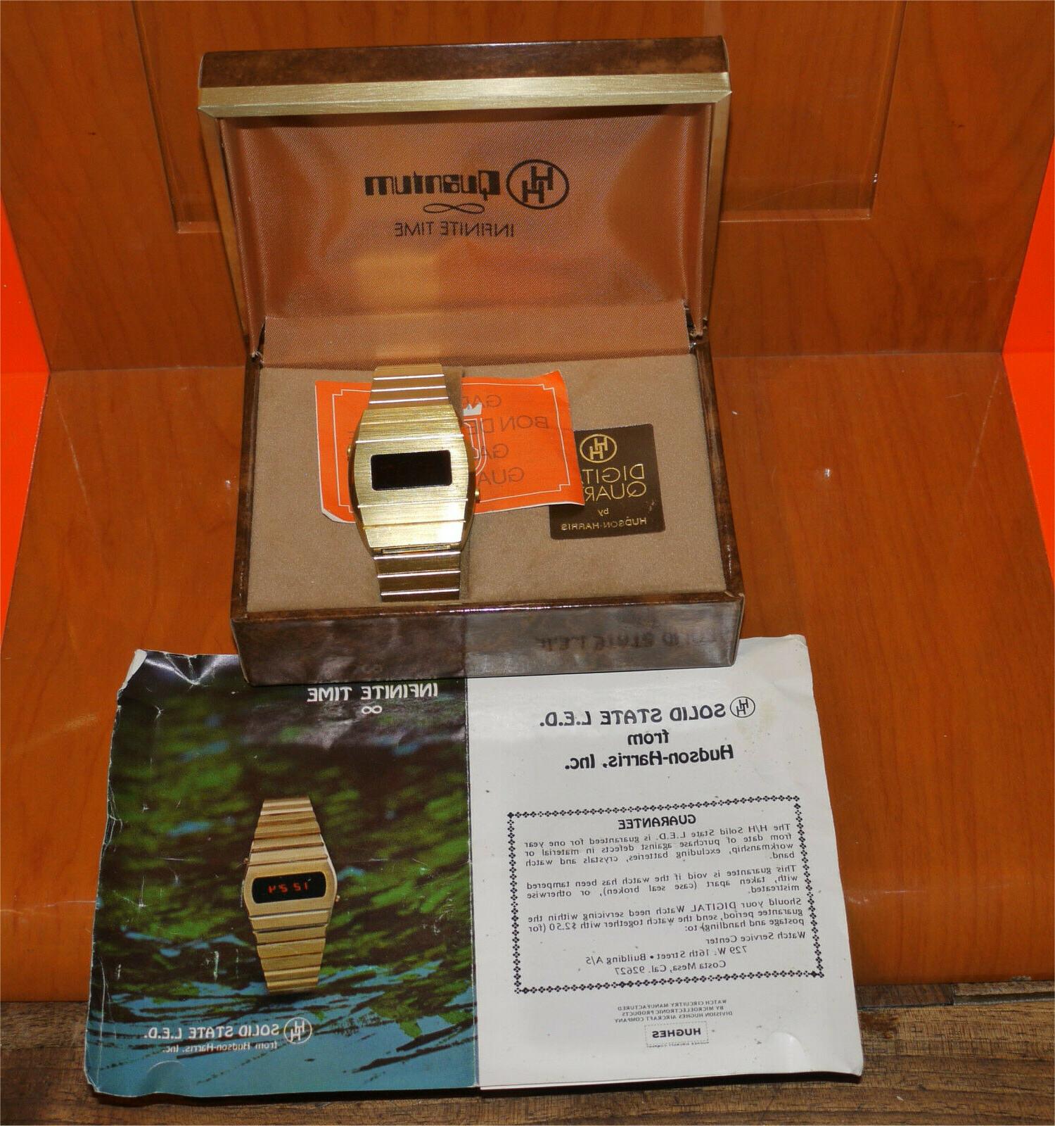 orologio vintage led rossi hudson harris quantum