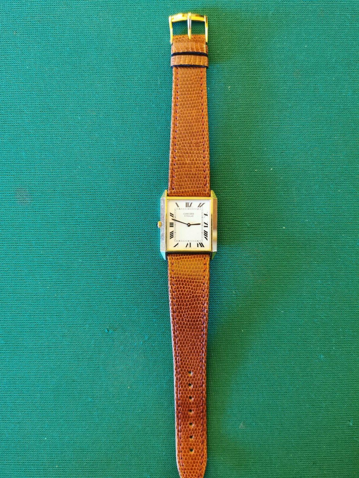 orologio vintage modello tipo cartier tank