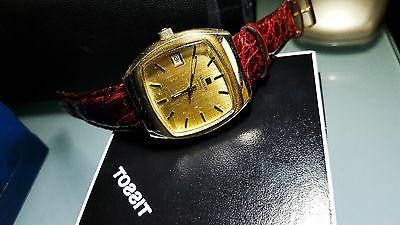 orologio vintage tissonic esa 9162 placcato oro