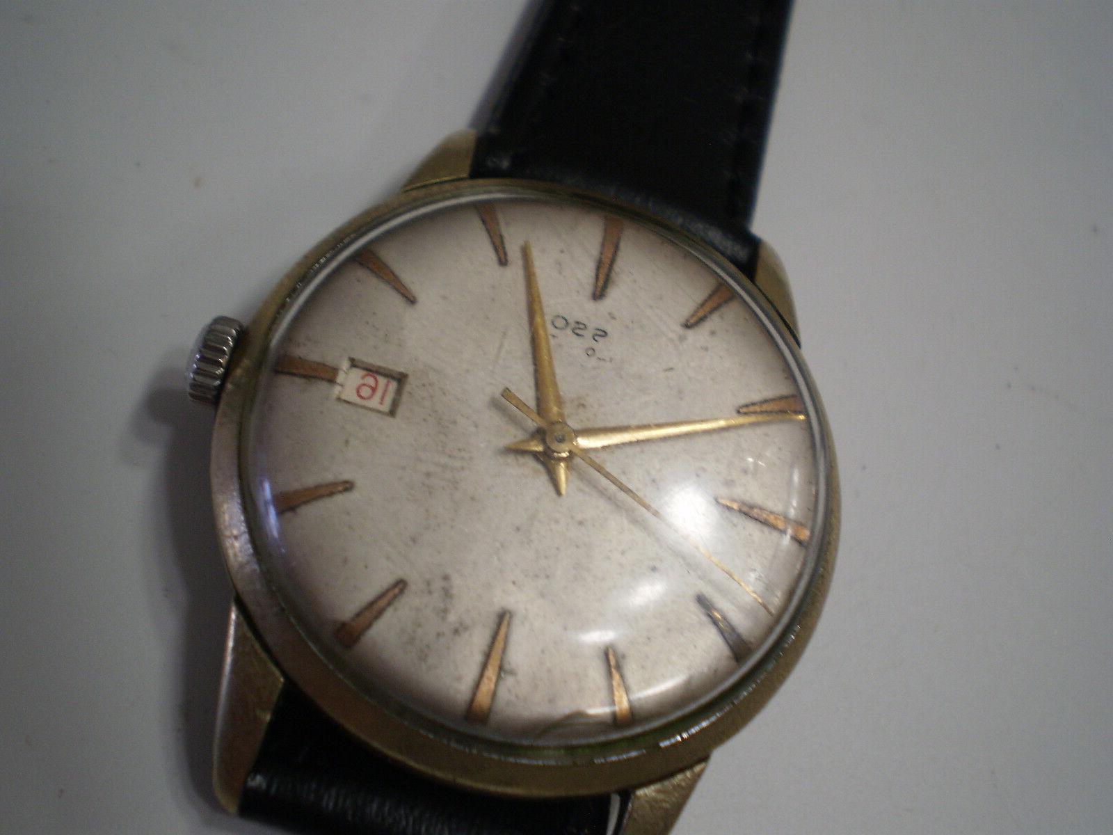 orologio vintage visodate meccanico manuale uomo leggi