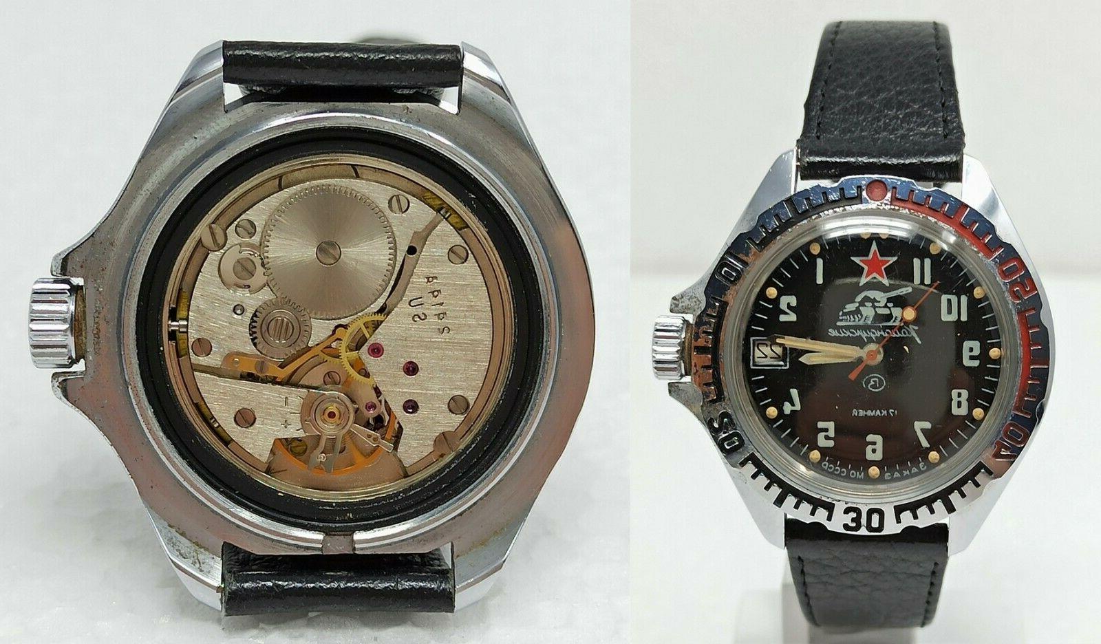 orologio vostok komandirskie tank vintage watch c