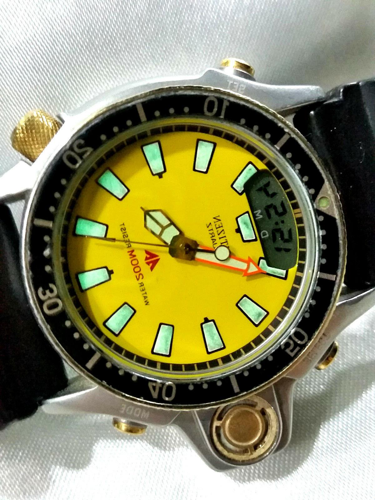 orologio watch aqualand promaster 1 vintage yellow