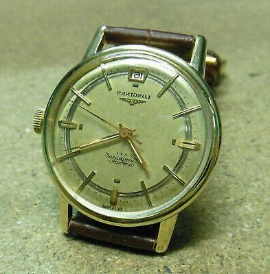 orologio watch conquest acc oro autom cs