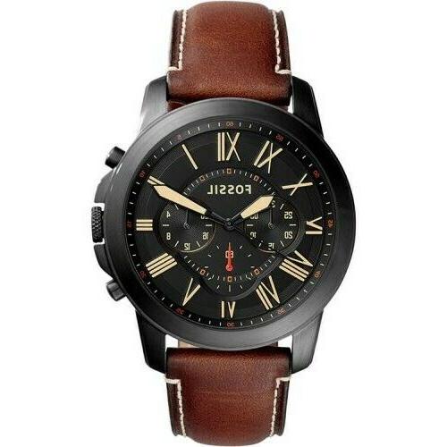 orologio watch fs5241 grant cronografo acciaio pelle