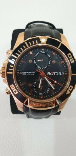 O -watch Sector S-99 Jorge Lorenzo Black/rose Gold R32515770