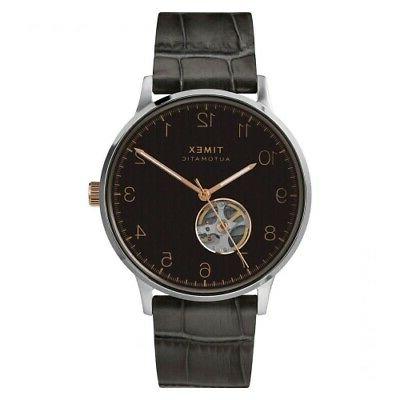 orologio waterbury automatico nero 40 mm tw2u11600