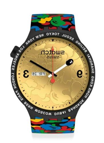 orologio x bape gold tokyo edition