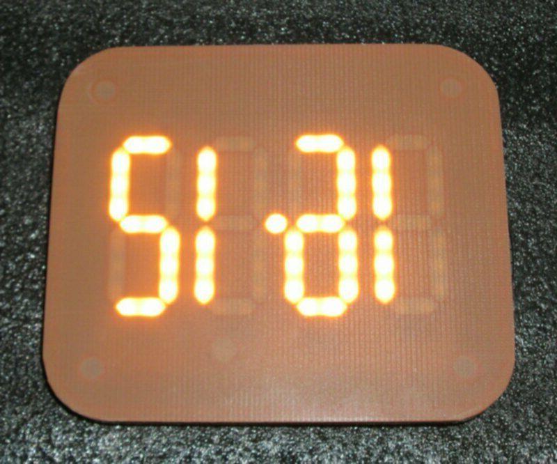 orologio x scatola elettrica pt2 luminosita automatica