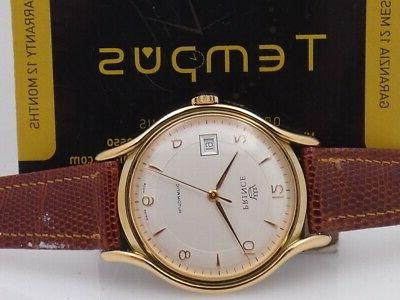 oversize 38mm automatic date oro 18 kt