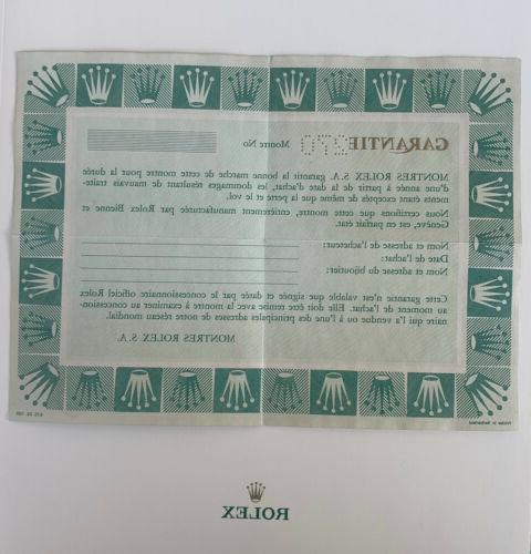 paper certificate garanzia warranty guarantie guarantee blan