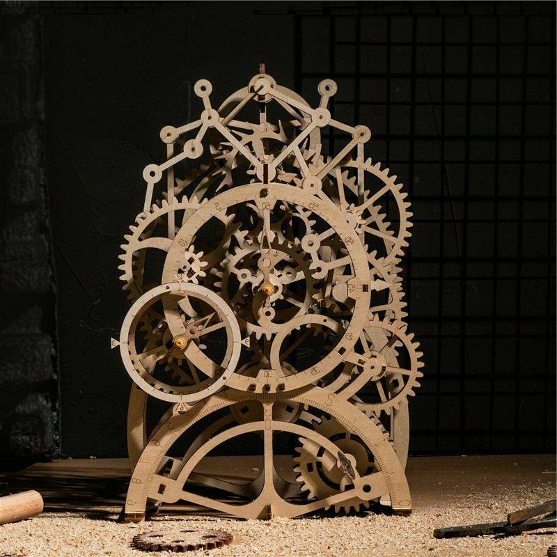 pendolo orologio fai da te legno vintage