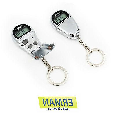 portachiavi con timer da parcheggio con display