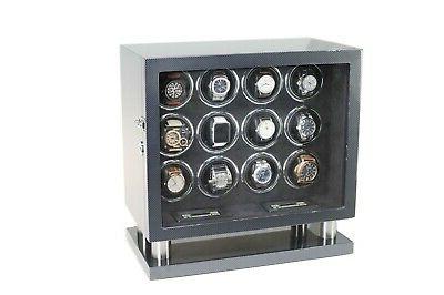 portaorologi watch winder scatola rotori carica 12