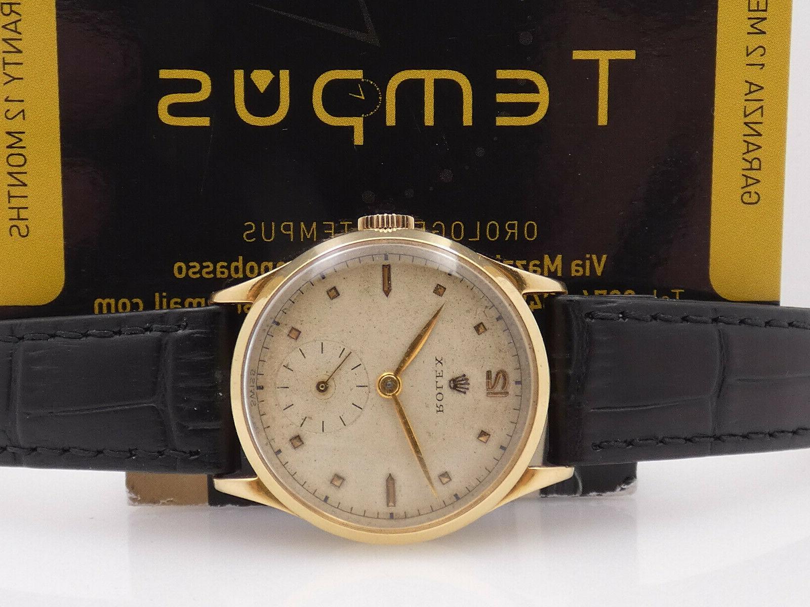 precision chronometer 2552 oro 18 kt anno