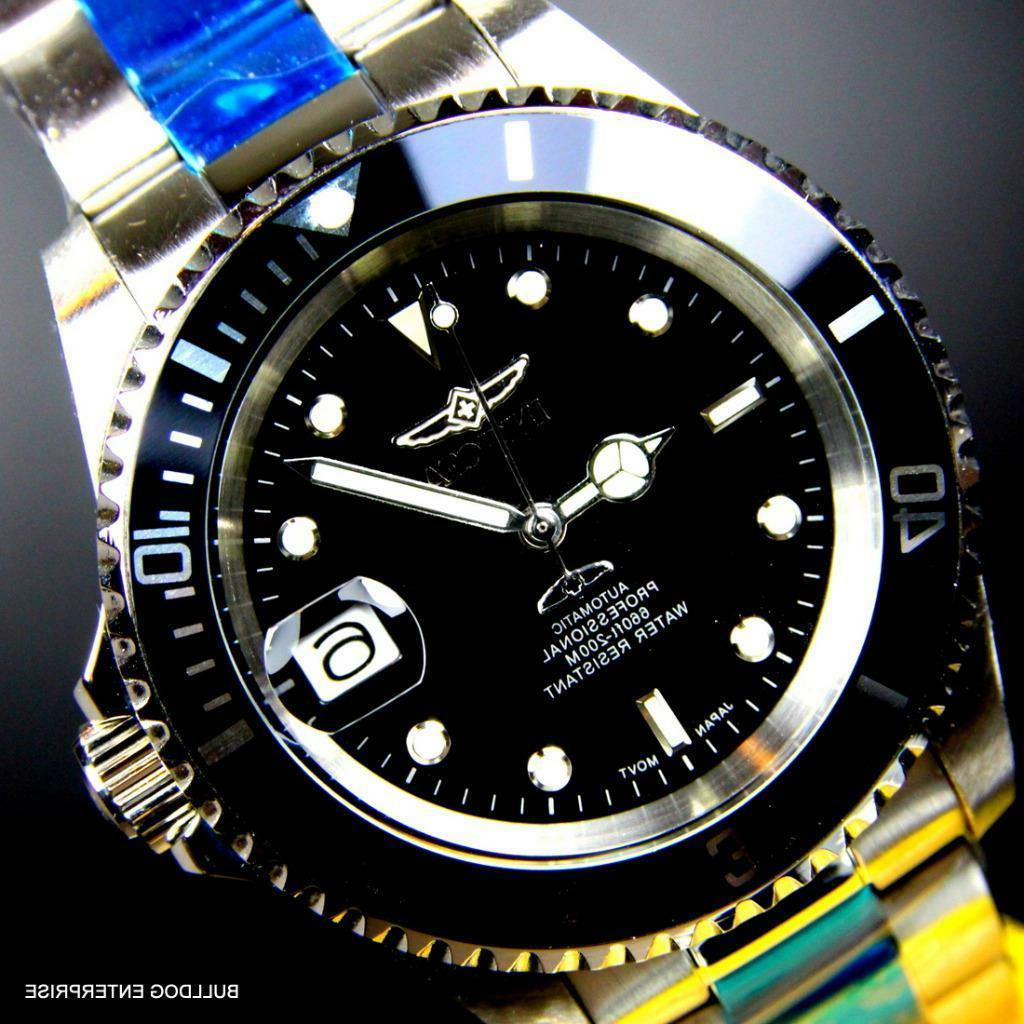 pro diver acciaio color argento nero nh35a