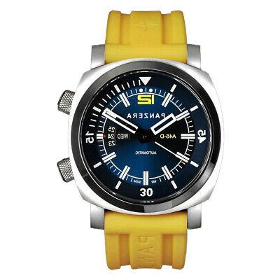 pro diver automatico giallo acciaio blu silicone