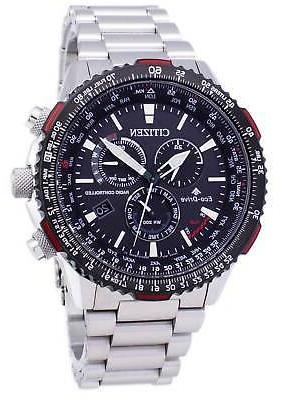 promaster eco drive radio controlled chronograph cb5001