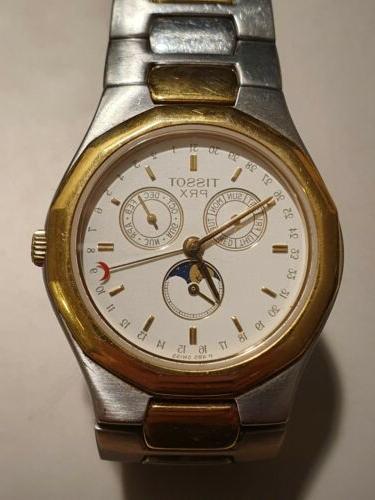 prx p485 orologio quarzo fasi lunari data