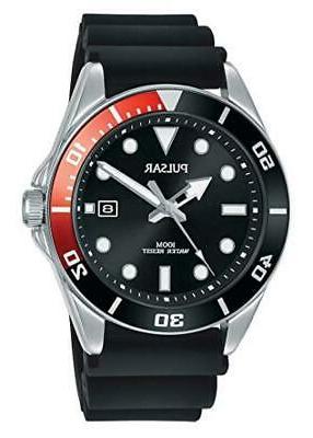 pulsar orologio uomo analogico quarzo con cinturino