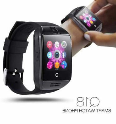 q18 bluetooth orologio smart watch telefono per