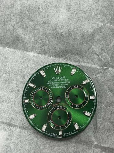 quadrante dial daytona verde green oro gold