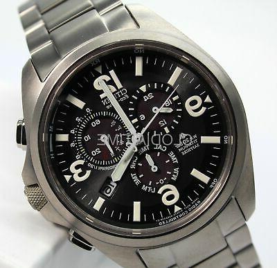 radiocontrollato chrono supertitanio nero eco drive solare