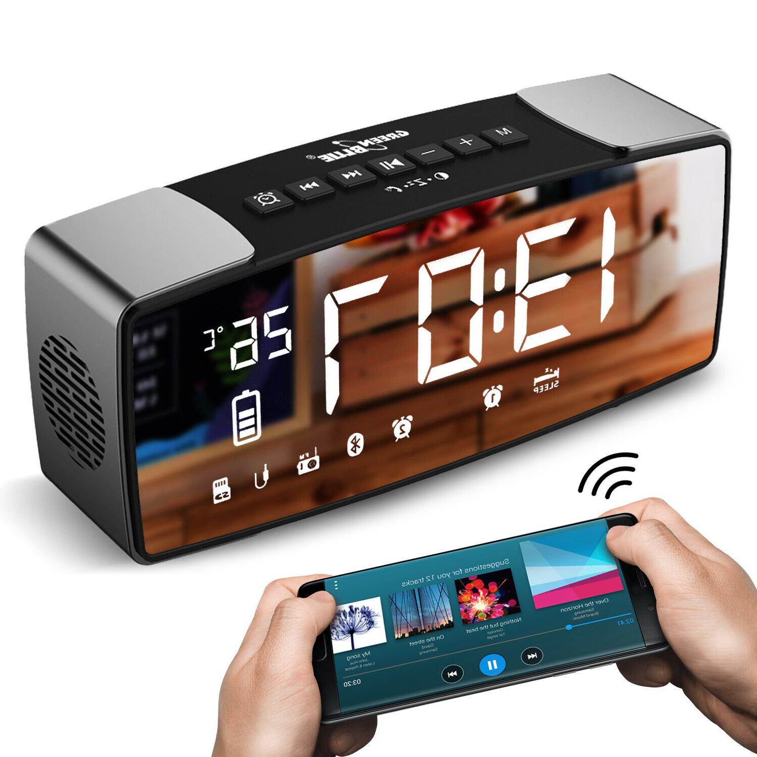 radiosveglia orologio bluetooth 4 2 fm aux