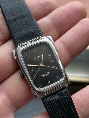 rare rectangular vintage swiss made modele depose