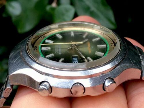 raro cronografo automatico 7015 8000 speedtimer jdm