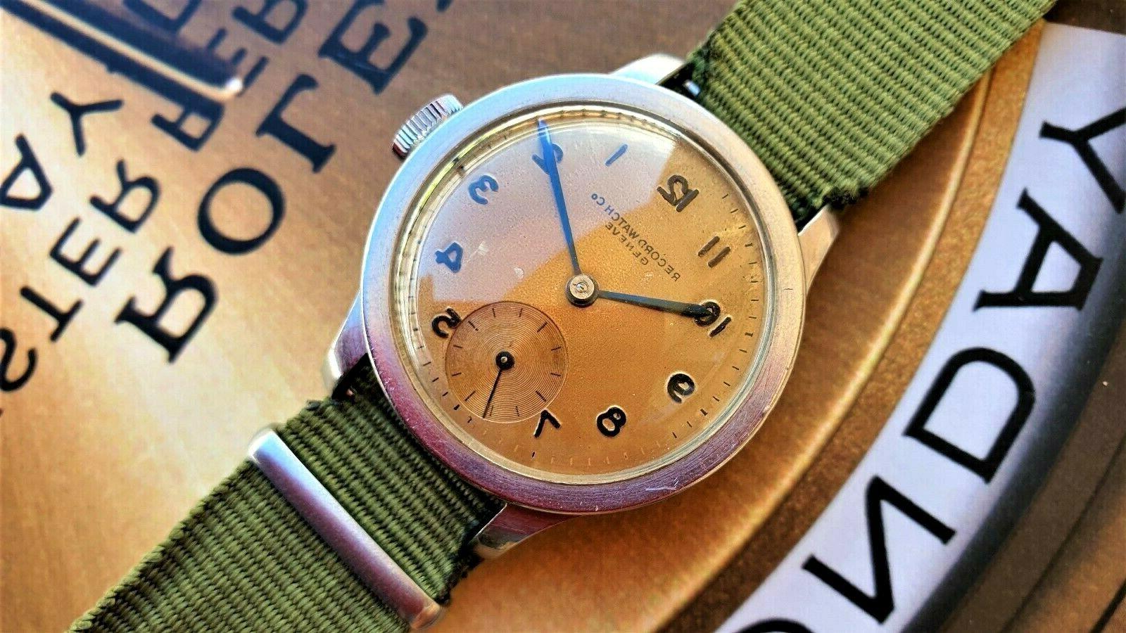 record watch calatrava geneve militare 215094 cal