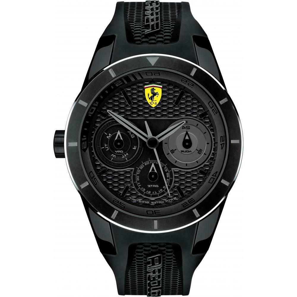 redrev 0830259 orologio uomo silicone nero multifunzione