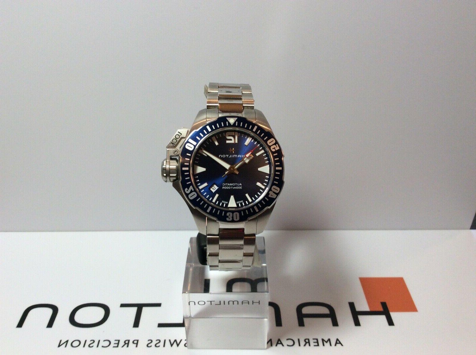 ref h77705145 khaki navy frogman auto