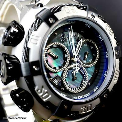 reserve fulmine nero madreperla cronografo acciaio 56mm