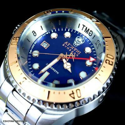 reserve hydromax svizzero movimento gmt blu acciaio