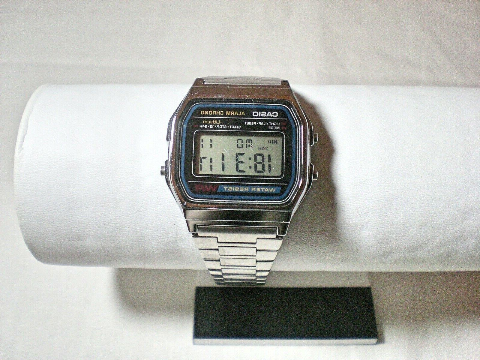 retro digital unisex watch a 158w original
