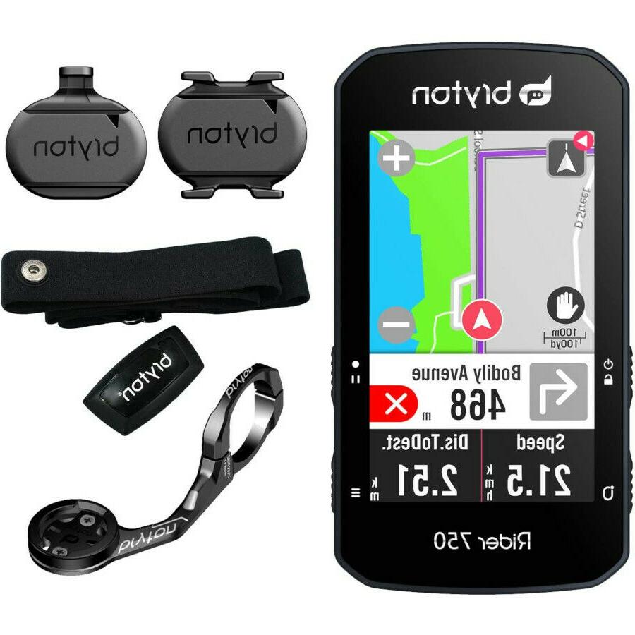 rider 750t ciclocomputer con hrm sensori di