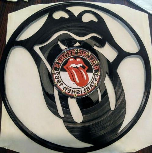 rolling stones orologio disco vinile