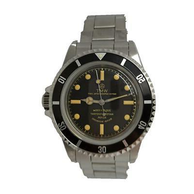 royal marine vintage acciaio automatico nero merced