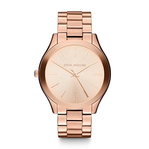 runway rose gold tone watch