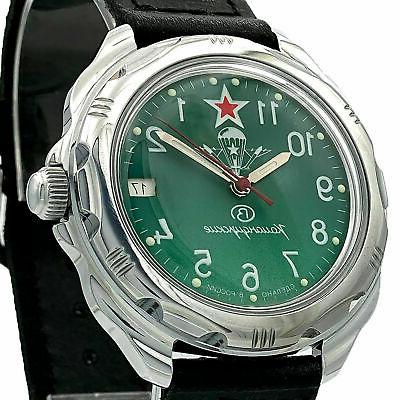 russo komandirskie 211307 meccanico militare nero orologio