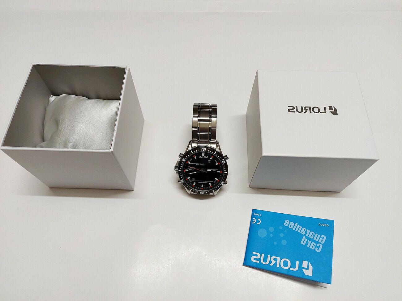 rw635ax9 orologio analogico digitale cronografo in acciaio