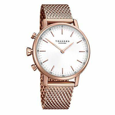 s1400 1 mano carat ibrida smartwatch silver