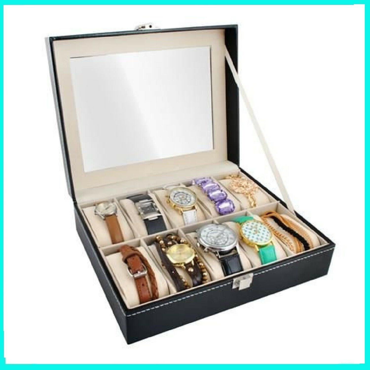 scatola box confanetto con vetrina porta orologi