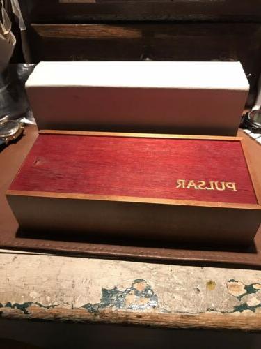 scatola box vintage nos in legno seiko