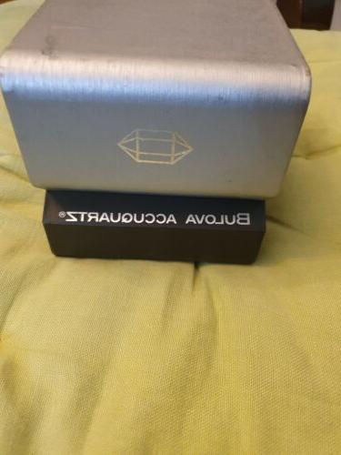 scatola orologio accuquartz usata vintage