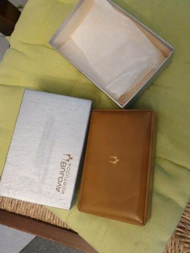 scatola orologio bulova orologio dellera spaziale n