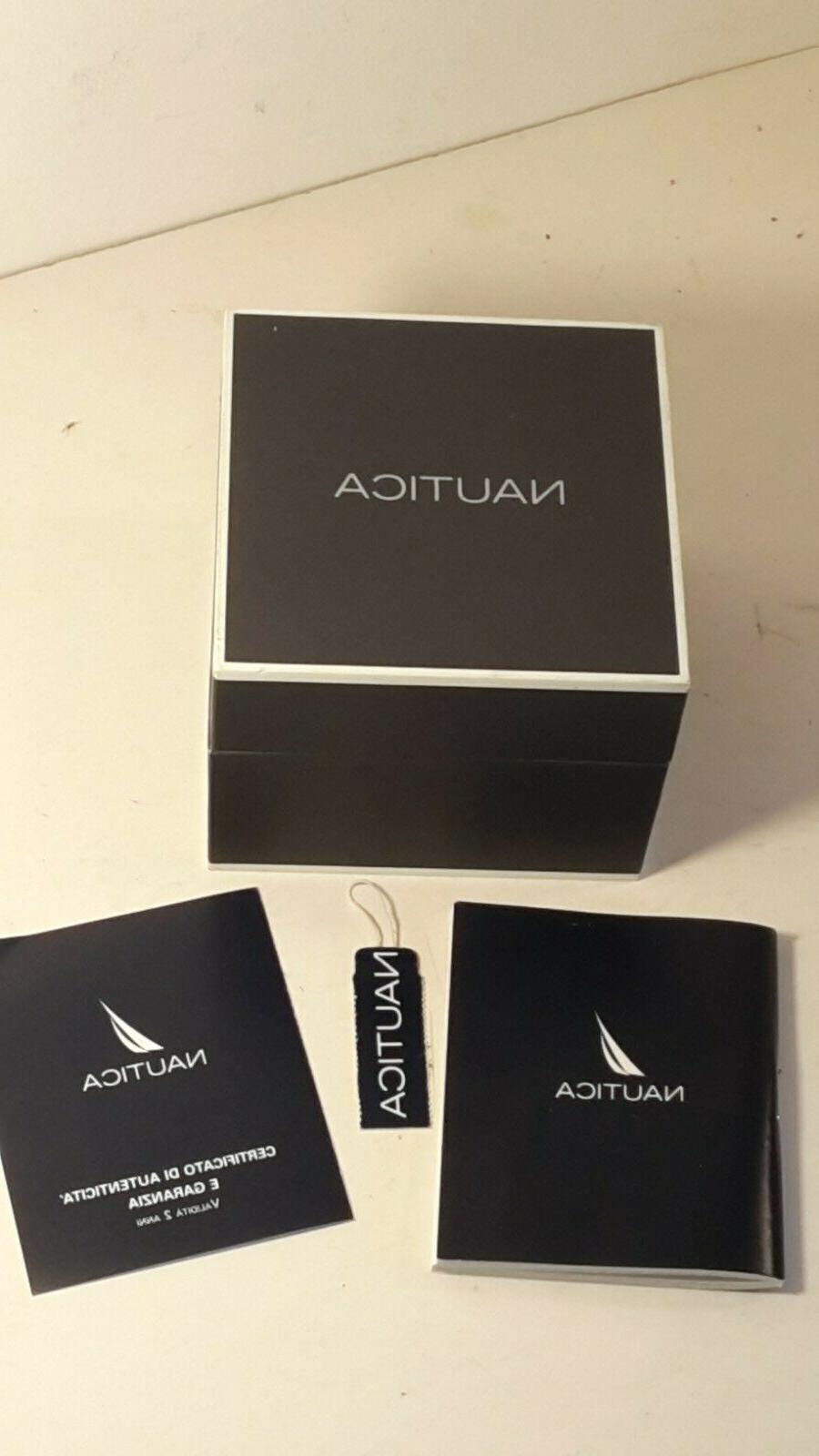 scatola per orologio vintage con garanzia libretto