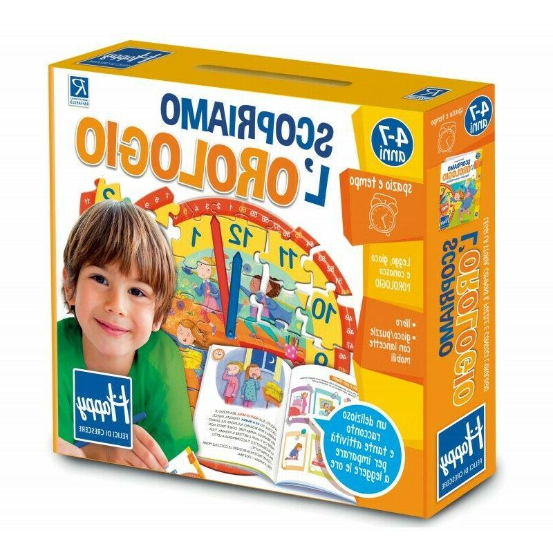 scopriamo l orologio libro gioco puzzle giochi