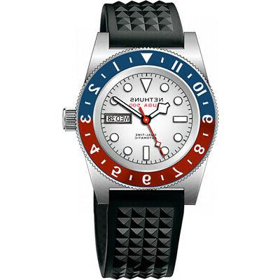 scuba 500 automatico acciaio nero silicone pepsi