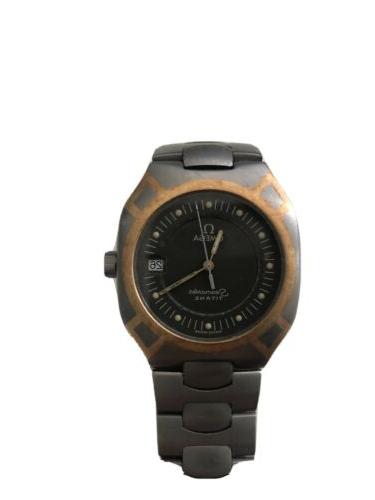 seamaster polaris quarzo orologio donna titan 18k